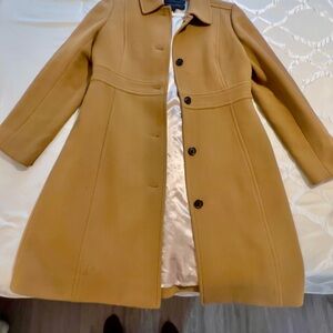 J. Crew classic wool blend coat size 12 - excellent condition